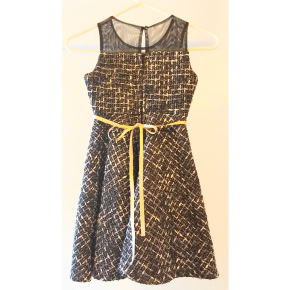 Rare Editions Girls Party Dress Black & Gray 7 - Picture 2 of 6
